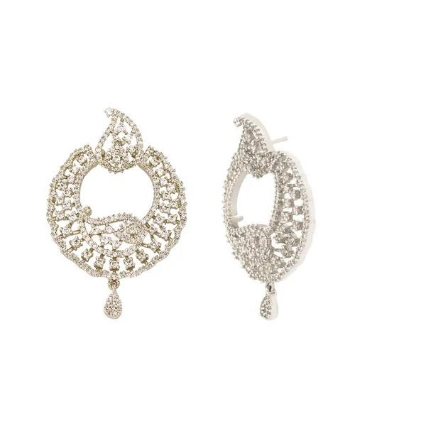 White_Brass_Premium_And_Elegant_Earrings_For_Women