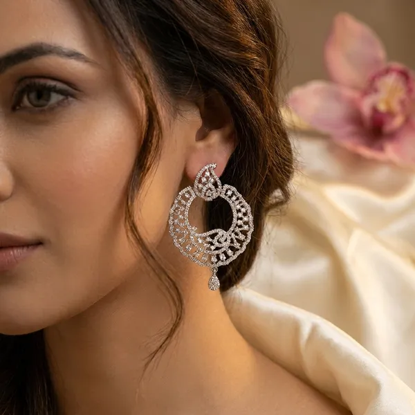 White_Brass_Premium_And_Elegant_Earrings_For_Women
