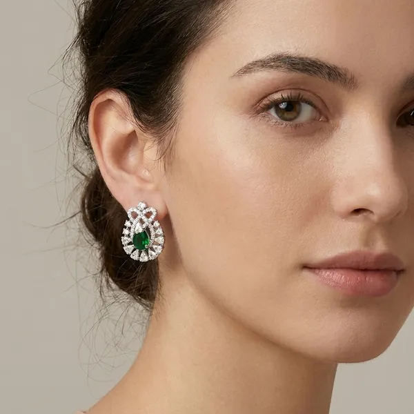 White_Brass_Premium_And_Elegant_Earrings_For_Women