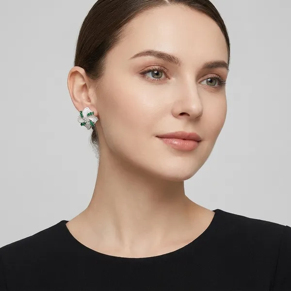 White_Brass_Premium_And_Elegant_Earrings_For_Women
