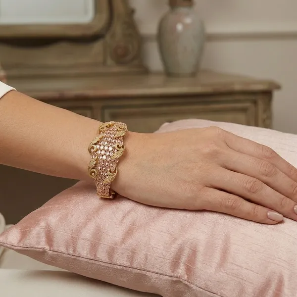 White_Brass_Premium_And_Elegant_Bangle_For_Women