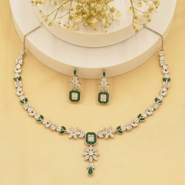 White_Brass_Premium_And_Elegant_Necklace__For_Women