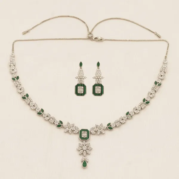 White_Brass_Premium_And_Elegant_Necklace__For_Women