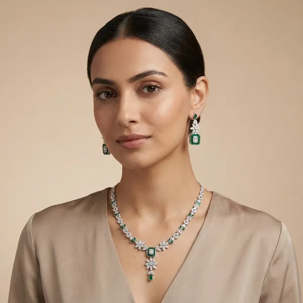 White_Brass_Premium_And_Elegant_Necklace__For_Women