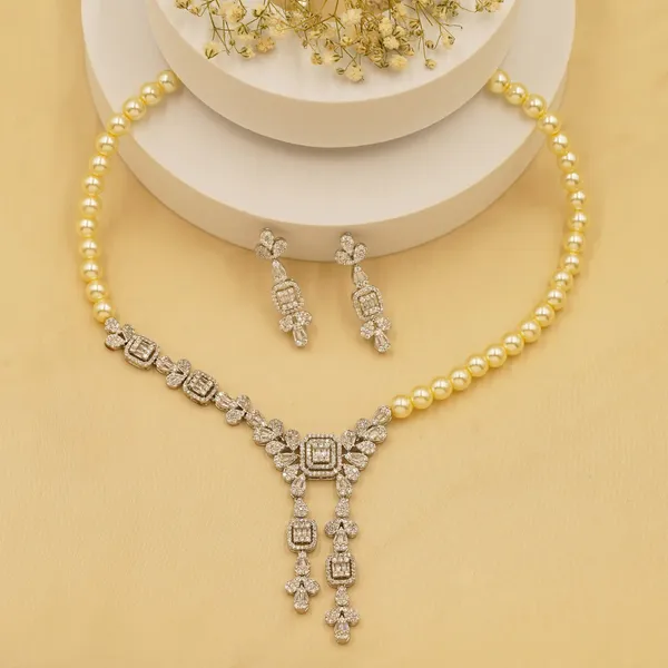 White_Brass_Premium_And_Elegant_Necklace__For_Women