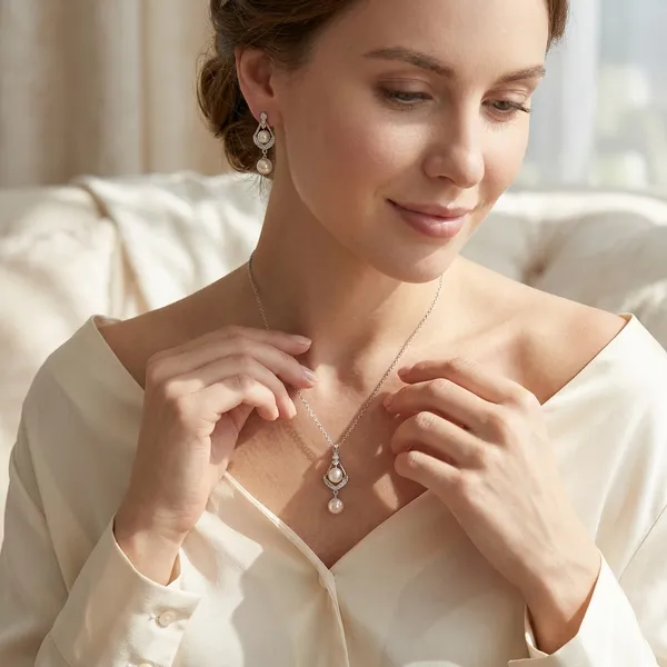 White_Brass_Premium_And_Elegant_Necklace__For_Women
