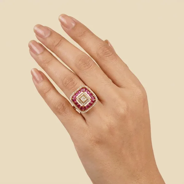 Pink_And_Golden_Brass_Premium_And_Elegant_Rings_For_Women