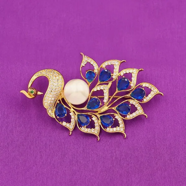 Yellow_Brass_Premium_And_Elegant_Brooch_For_Women