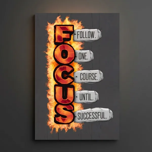 Focus_Motivational_Wall_Poster_-_Inspirational_Quote_Art_Print_For_Office,_Study_Room_&_Workspace_Décor