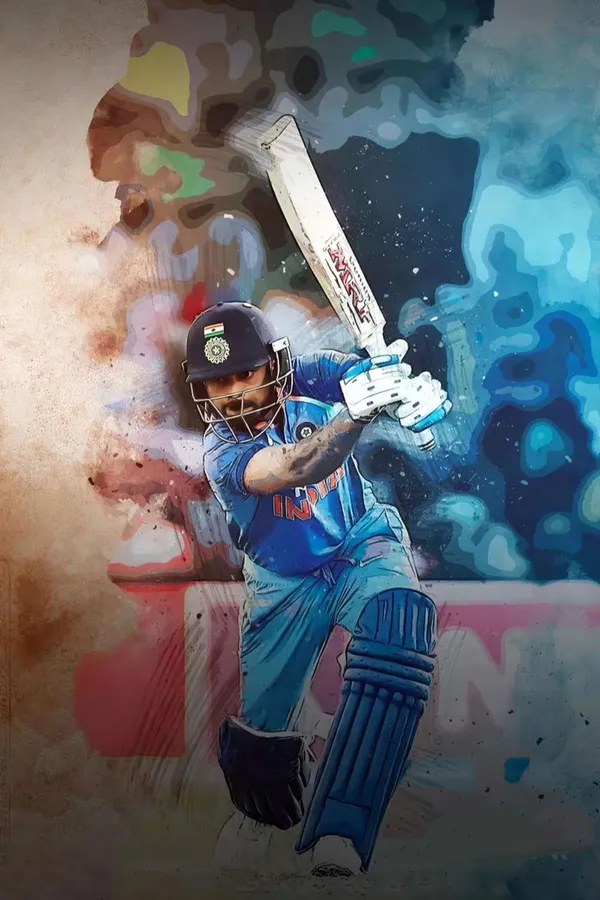 Indian_Cricket_Team_Player_Artistic_Sports_Poster