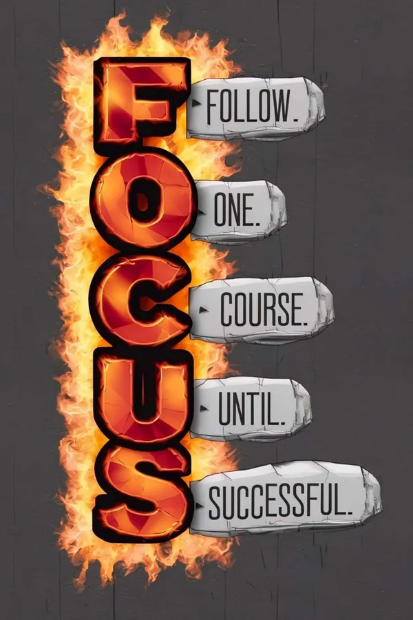 Focus_Motivational_Wall_Poster_-_Inspirational_Quote_Art_Print_For_Office,_Study_Room_&_Workspace_Décor