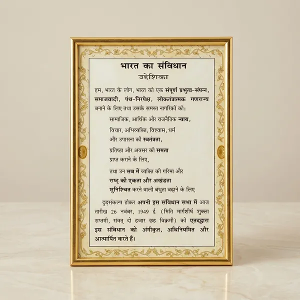 Indian_Constitution_Preamble_Wall_FramePoster_-_Hindi_Text_With_Ashoka_Chakra_Design