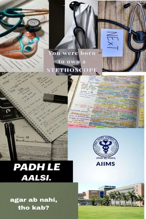 Medical_Student_Motivational_Study_Essentials_Collage_Poster