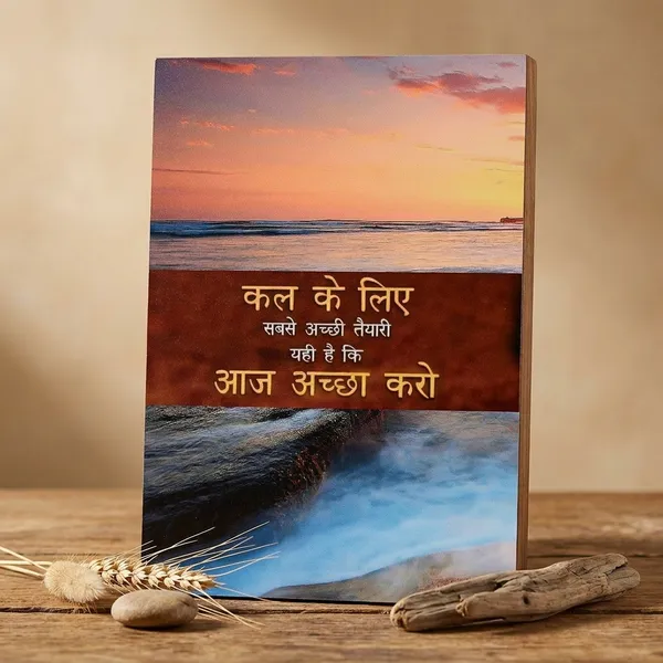 Hindi_Motivational_Quote_Poster_-_Beach_Sunset_Design
