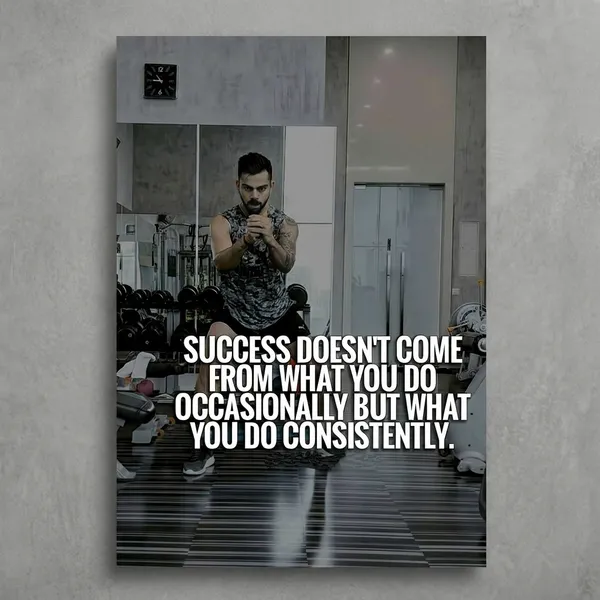 Motivational_Gym_Workout_Quote_Poster_-_Success_Through_Consistency