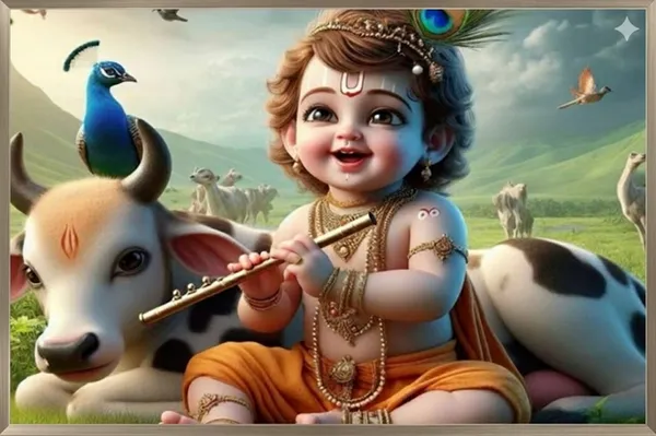 Lord_Krishna_With_Cow_Divine_Artwork_Illustration