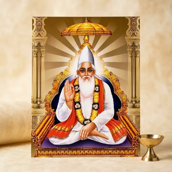 Poorna_Brahma_Kabir_Saheb_Ji_Religious_Poster_-_Decorative_Spiritual_Wall_Art_With_Golden_Frame_Design