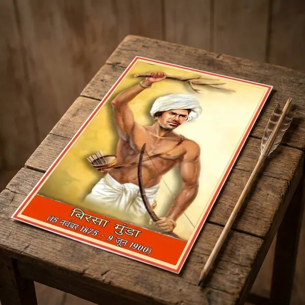 Birsa_Munda_Historical_Commemorative_Poster_(15_November_1875_-_9_June_1900)