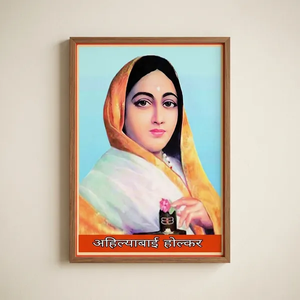 Ahilyabai_Holkar_Portrait_Poster_-_Religious_And_Historical_Decorative_Wall_Art