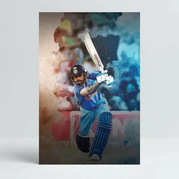 Indian_Cricket_Team_Player_Artistic_Sports_Poster
