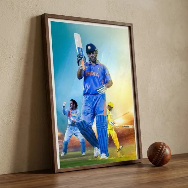 Indian_Cricket_Team_Commemorative_Sports_Poster_-_Digital_Artwork