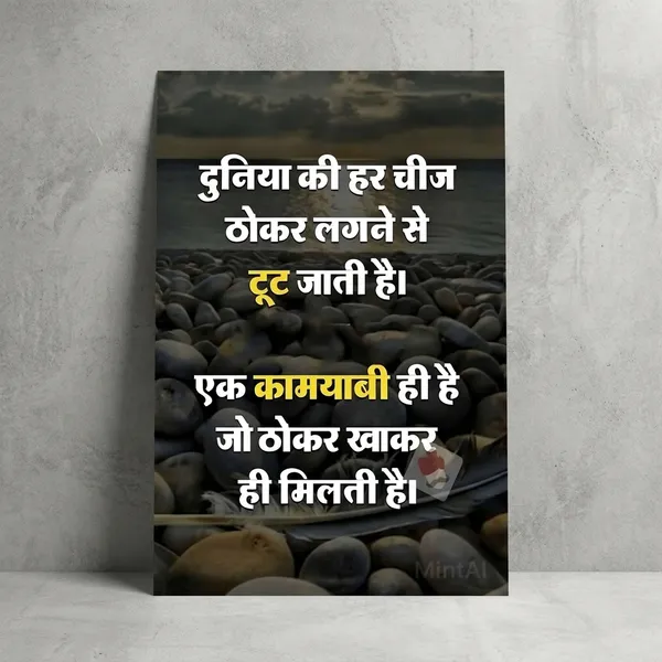 Hindi_Motivational_Quote_Poster_-_Success_Through_Perseverance