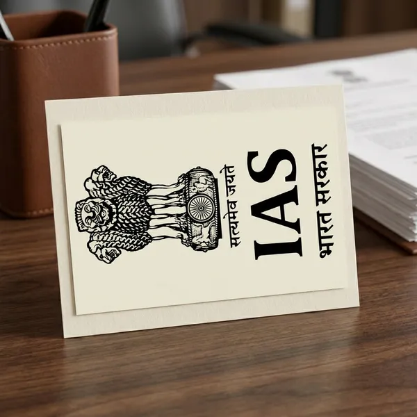 Ias_Indian_Administrative_Service_Emblem_Wall_Poster_unframed_With_National_Emblem_And_Satyameva_Jayate