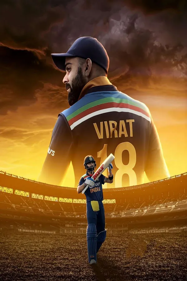 Virat_Kohli_Cricket_Jersey_Poster_-_Team_India_No._18