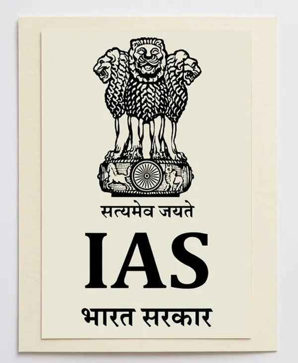Ias_Indian_Administrative_Service_Emblem_Wall_Poster_unframed_With_National_Emblem_And_Satyameva_Jayate
