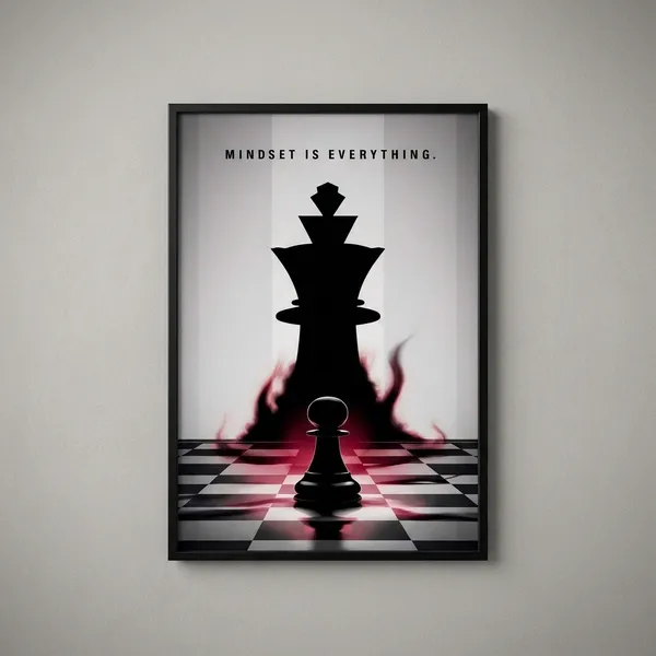 Motivational_Chess_King_And_Pawn_Wall_Art_Poster