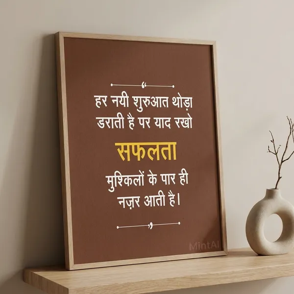 Motivational_Hindi_Quote_Poster_-_Success_Comes_Through_Hard_Work