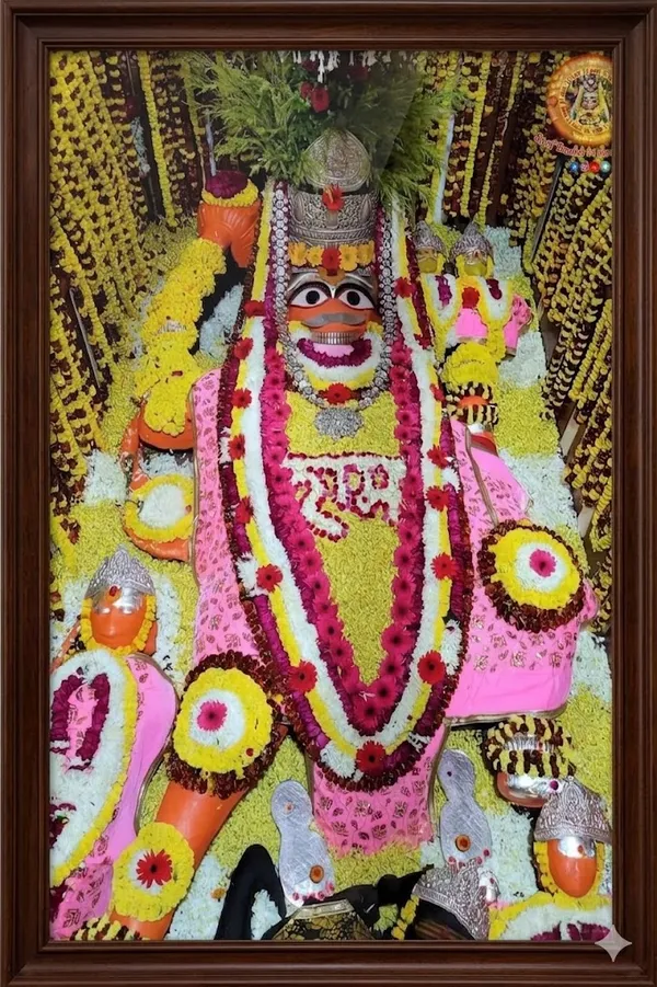 Decorated_Deity_Idol_With_Traditional_Pooja_Setup