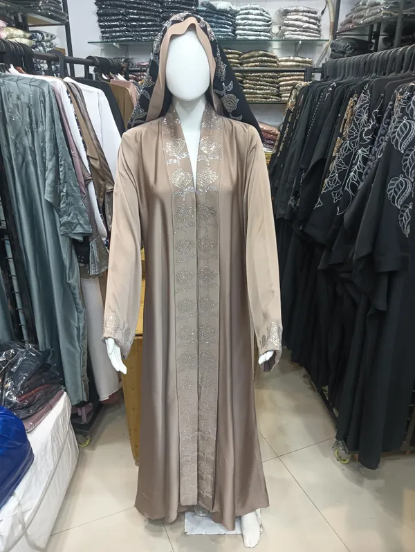 Beige_Elegant_Embroidered_Open_Front_Abaya_With_Floral_Detailing