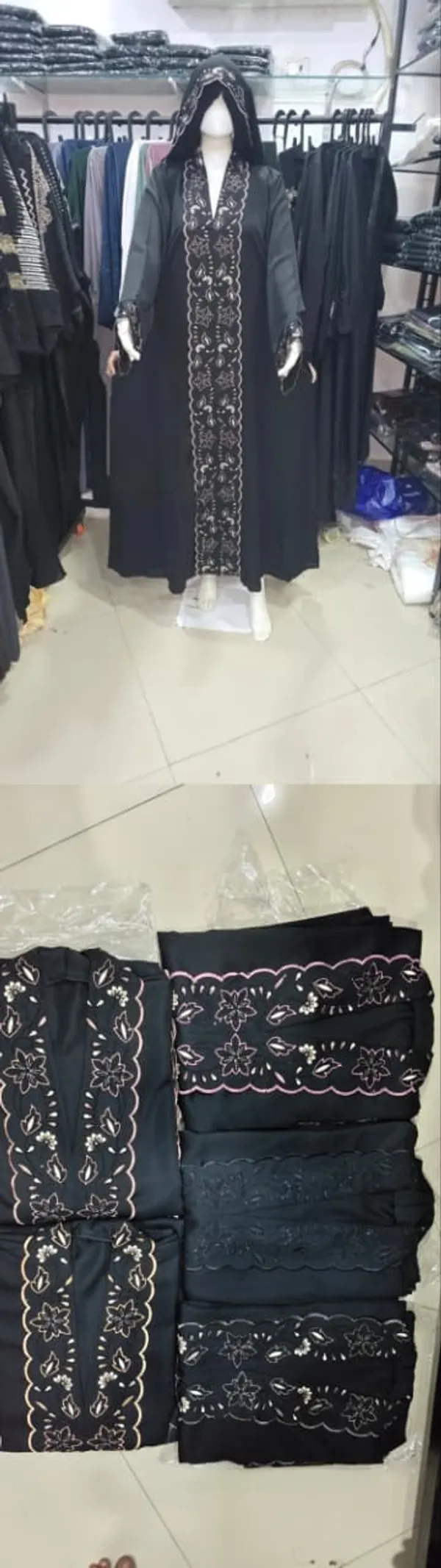Black_Abaya_With_Embroidered_Front_Panel_And_Hood