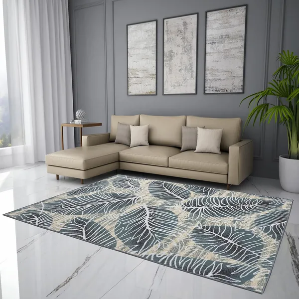 Roluxoria®_–_Welspun_981_Gsm_Anti_Skid_And_Machine_Washable_Polyester_Carpet_For_Bedroom_(Grey)