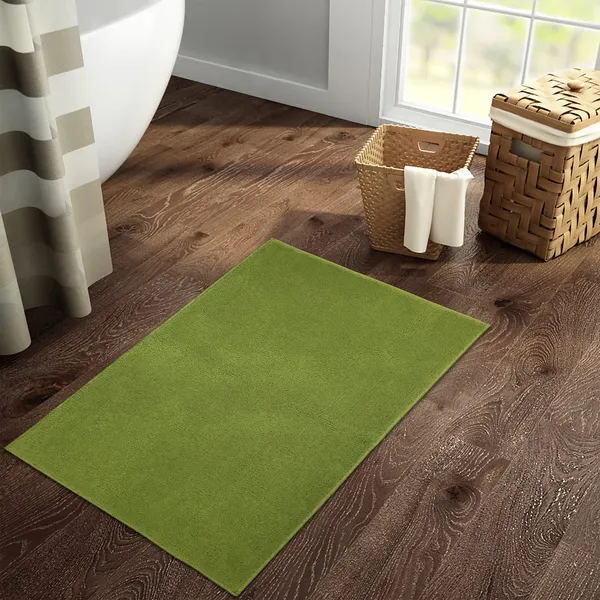 Roluxoria®_–_Welspun_1281_Gsm_Anti_Skid_And_Machine_Washable_Drylon_Bath_Mat_(Green)