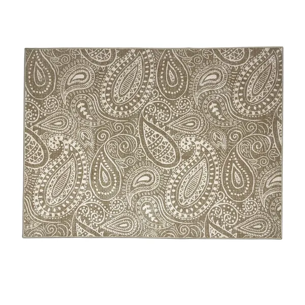 Roluxoria®_–_Welspun_981_Gsm_Anti_Skid_And_Machine_Washable_Polyester_Carpet_For_Bedroom_(Light_Brown)
