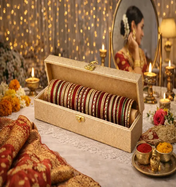 Bangles_Box_for_Women_�_Single_Rod_Chudi_Box_for_Bridal_�_Bangle_Storage_Box_for_Bride,_Durable_&_Elegant_Bangle_Holder_�_Gold