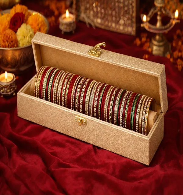 Bangles_Box_for_Women_�_Single_Rod_Chudi_Box_for_Bridal_�_Bangle_Storage_Box_for_Bride,_Durable_&_Elegant_Bangle_Holder_�_Gold