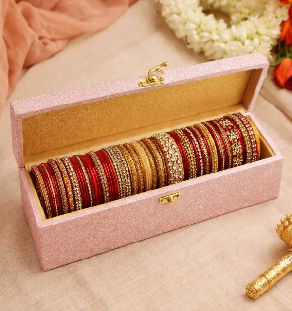 Bangles_Box_for_Women_�_Single_Rod_Chudi_Box_for_Bridal_�_Bangle_Storage_Box_for_Bride,_Durable_&_Elegant_Bangle_Holder_�_Pink