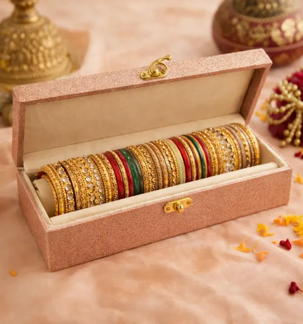 Bangles_Box_for_Women_�_Single_Rod_Chudi_Box_for_Bridal_�_Bangle_Storage_Box_for_Bride,_Durable_&_Elegant_Bangle_Holder_�_Rose_Gold
