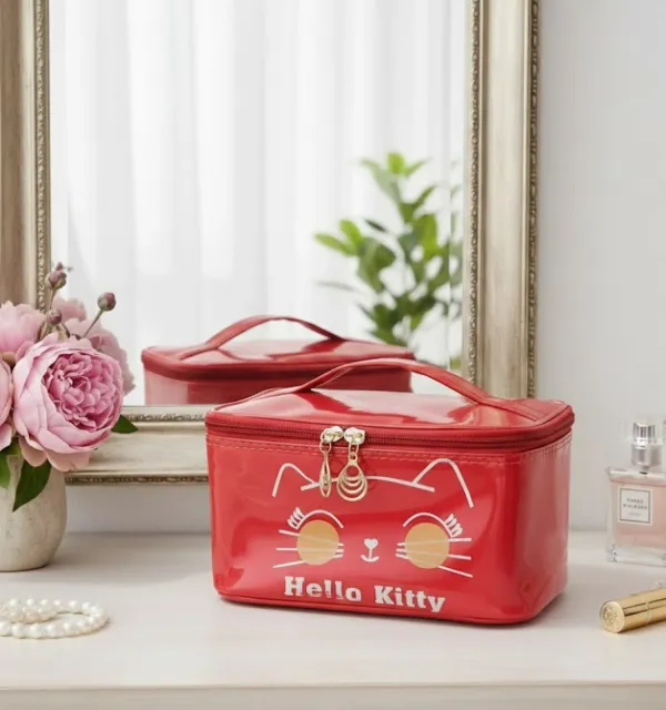 Hello_Kitty_Cosmetic_&_Makeup_Organizer_Bag,_Suitable_for_Multiple_Storage,_Perfect_for_Girls_and_Women_�_Red