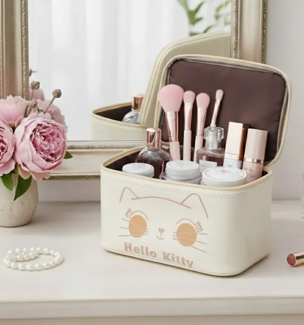 Hello_Kitty_Cosmetic_&_Makeup_Organizer_Bag,_Suitable_for_Multiple_Storage,_Perfect_for_Girls_and_Women_�_Beige