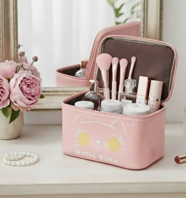 Hello_Kitty_Cosmetic_&_Makeup_Organizer_Bag,_Suitable_for_Multiple_Storage,_Perfect_for_Girls_and_Women_�_Peach