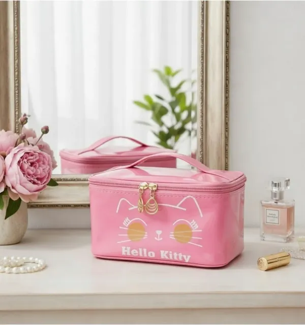 Hello_Kitty_Cosmetic_&_Makeup_Organizer_Bag,_Suitable_for_Multiple_Storage,_Perfect_for_Girls_and_Women_�_Pink
