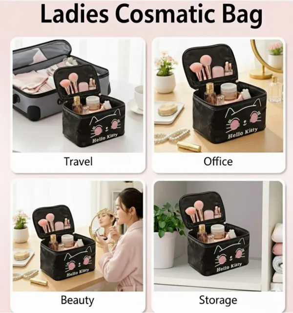 Hello_Kitty_Cosmetic_&_Makeup_Organizer_Bag,_Suitable_for_Multiple_Storage,_Perfect_for_Girls_and_Women_�_Black