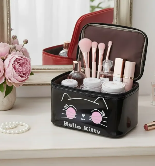Hello_Kitty_Cosmetic_&_Makeup_Organizer_Bag,_Suitable_for_Multiple_Storage,_Perfect_for_Girls_and_Women_�_Black
