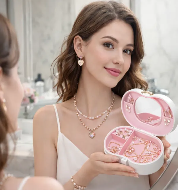Portable_Mini_Jewelry_Travel_Case_with_Mirror,_Ring_&_Necklace_Organizer_Storage_Box_�_Gift_for_Girls_&_Women_�_Pink