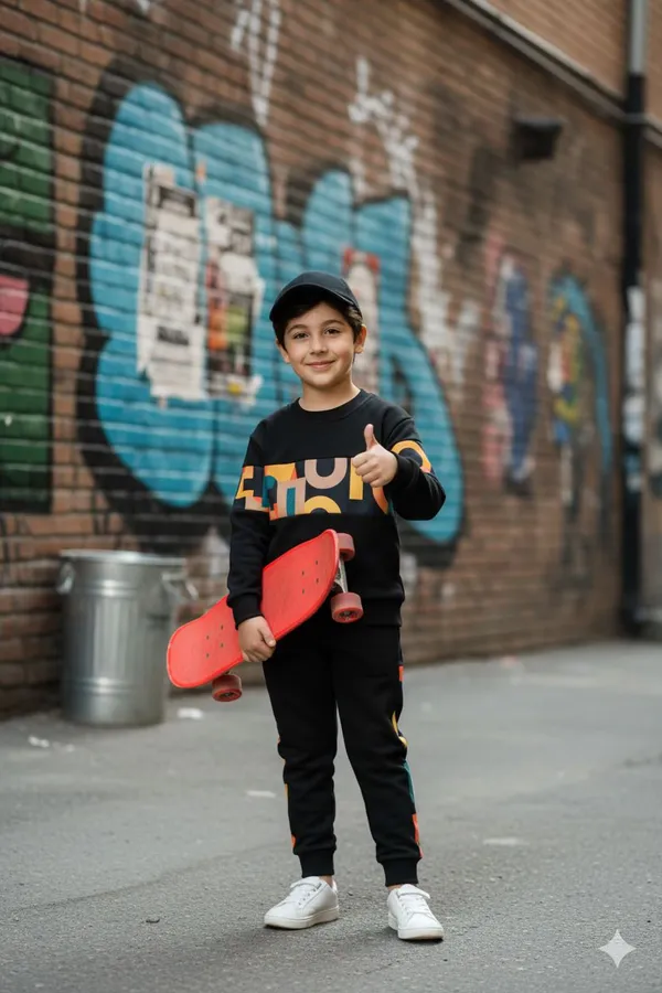 Arjun_Enterprise_Boys_Party(Festive)_T-Shirt_Pant_(Black)