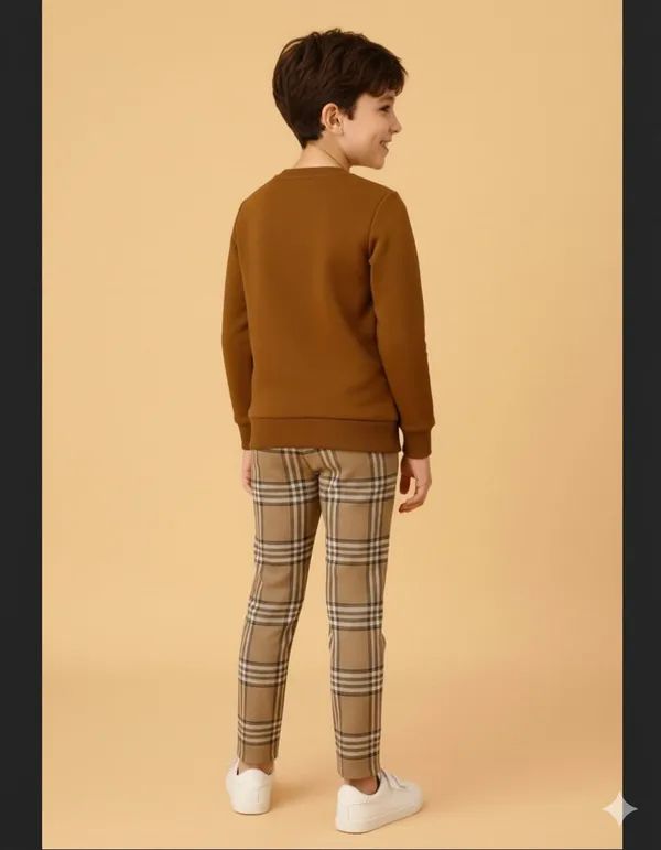 Arjun_Enterprise_Boys_Party(Festive)_T-Shirt_Pant_(Brown)
